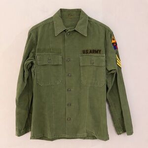 Vintage US army OG107 utility shirt Excellent